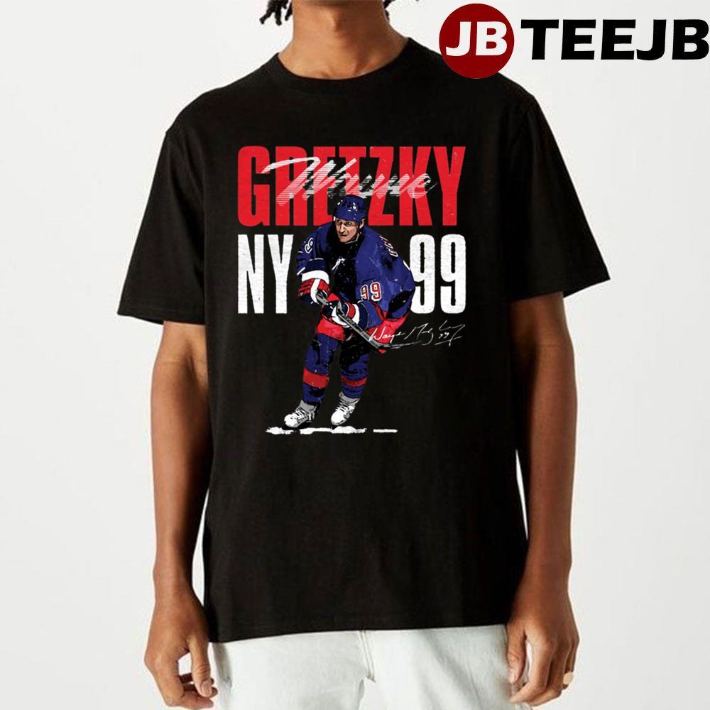 New York R Bold Wayne Gretzky Hockey TeeJB Unisex T-Shirt