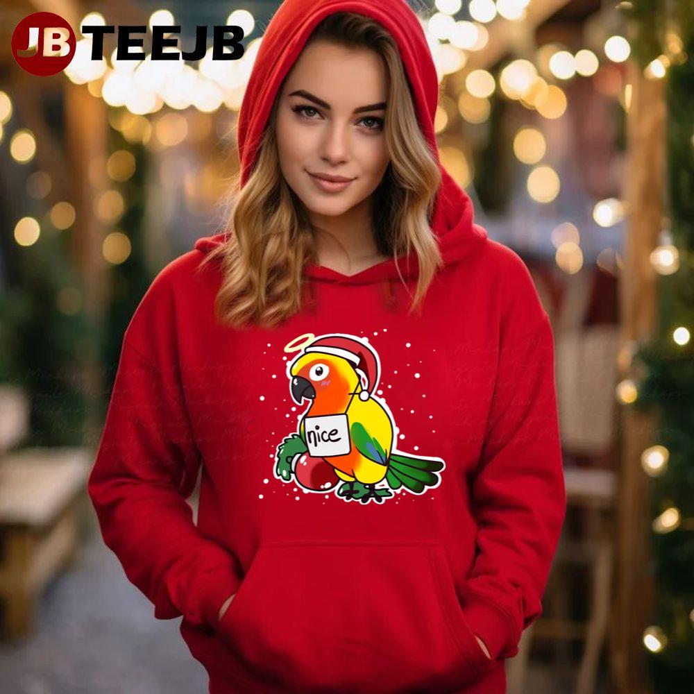 Nice Sun Conure Christmas TeeJB Unisex Hoodie