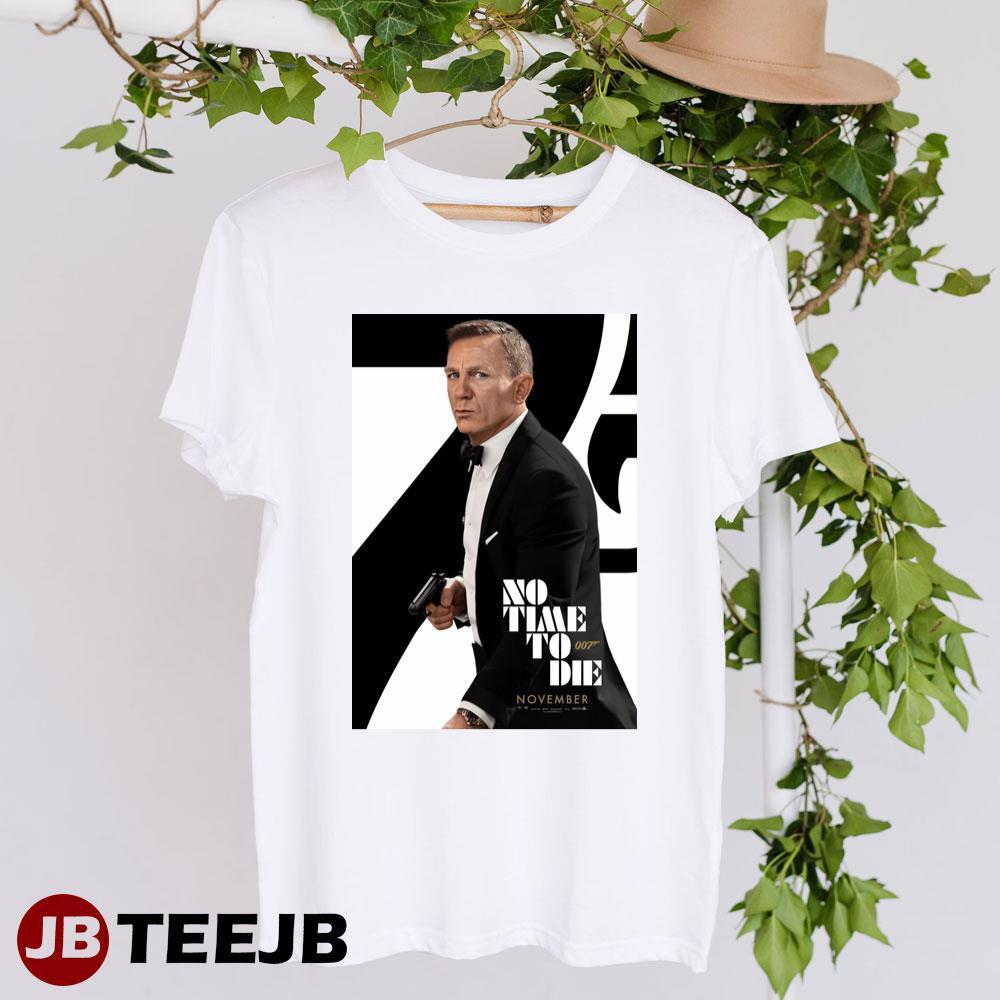 No Time To Die James Bond Daniel Craig Design TeeJB Unisex T-Shirt