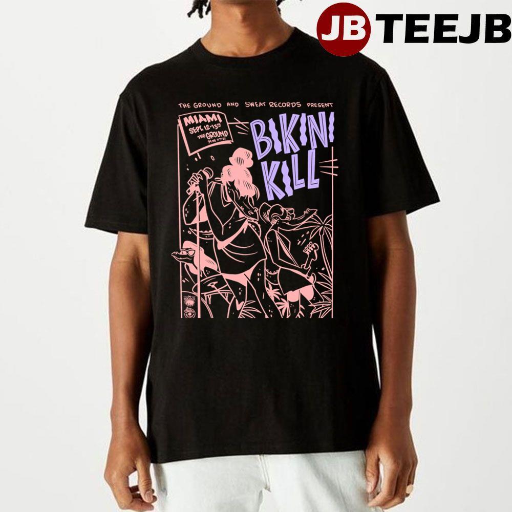 Pink Art Crocodile Bikini Kill TeeJB Unisex T-Shirt