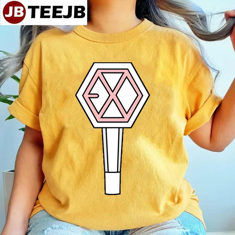 Pink Lightstick Exo TeeJB Unisex T-Shirt