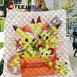 Pokémon Christmas 17 Quilt