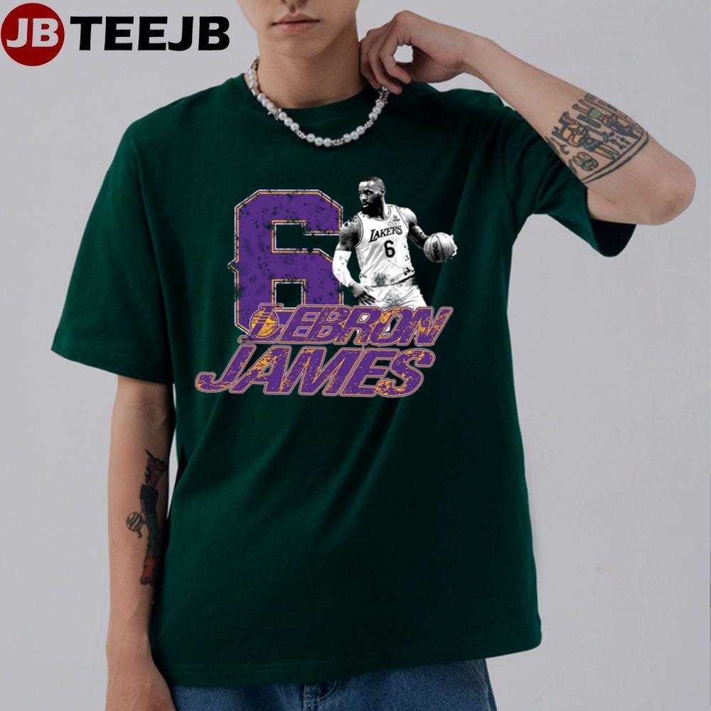 Purple Logo Lebron James Basketball TeeJB Unisex T-Shirt