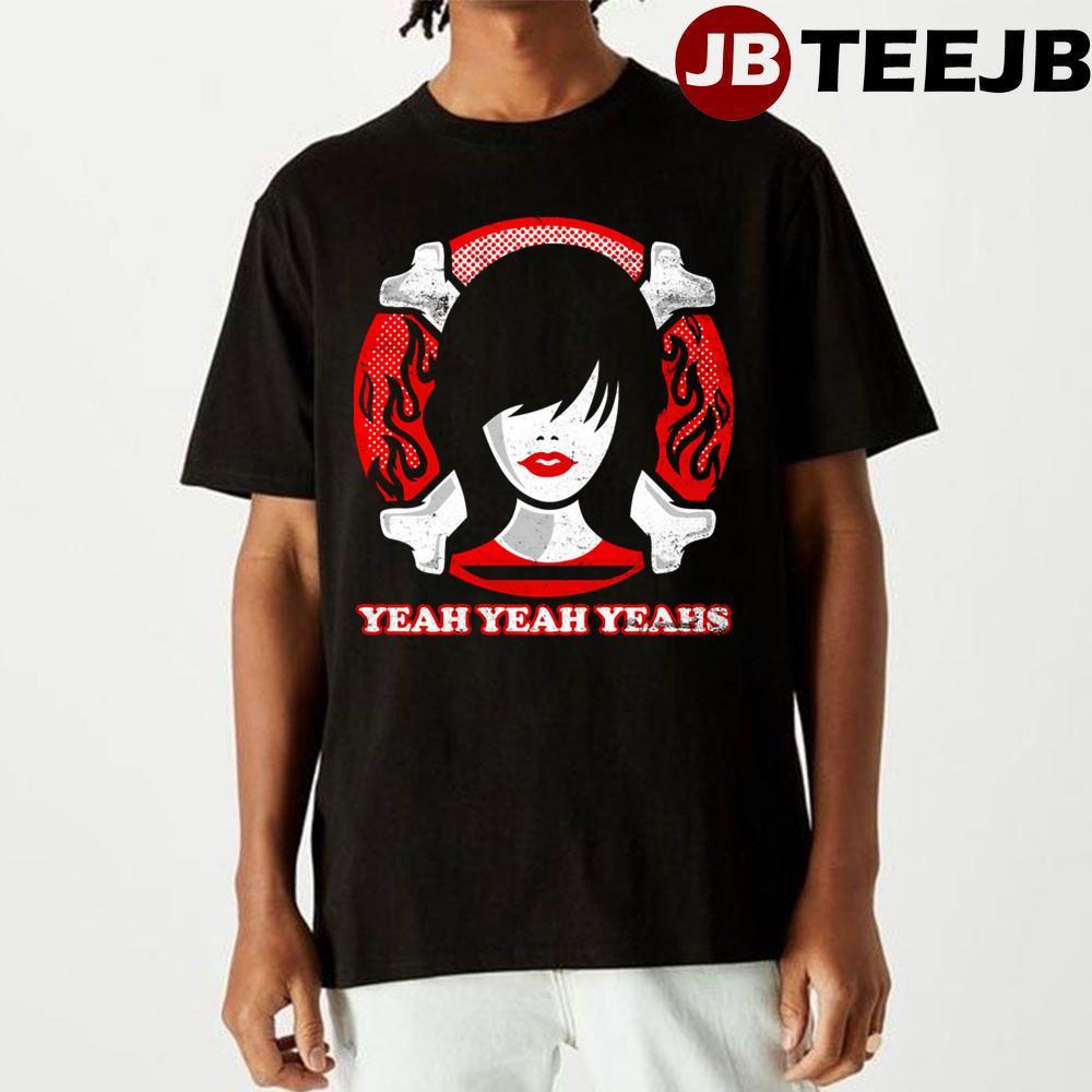 Red Art Girl Yeah Yeah Yeahs TeeJB Unisex T-Shirt