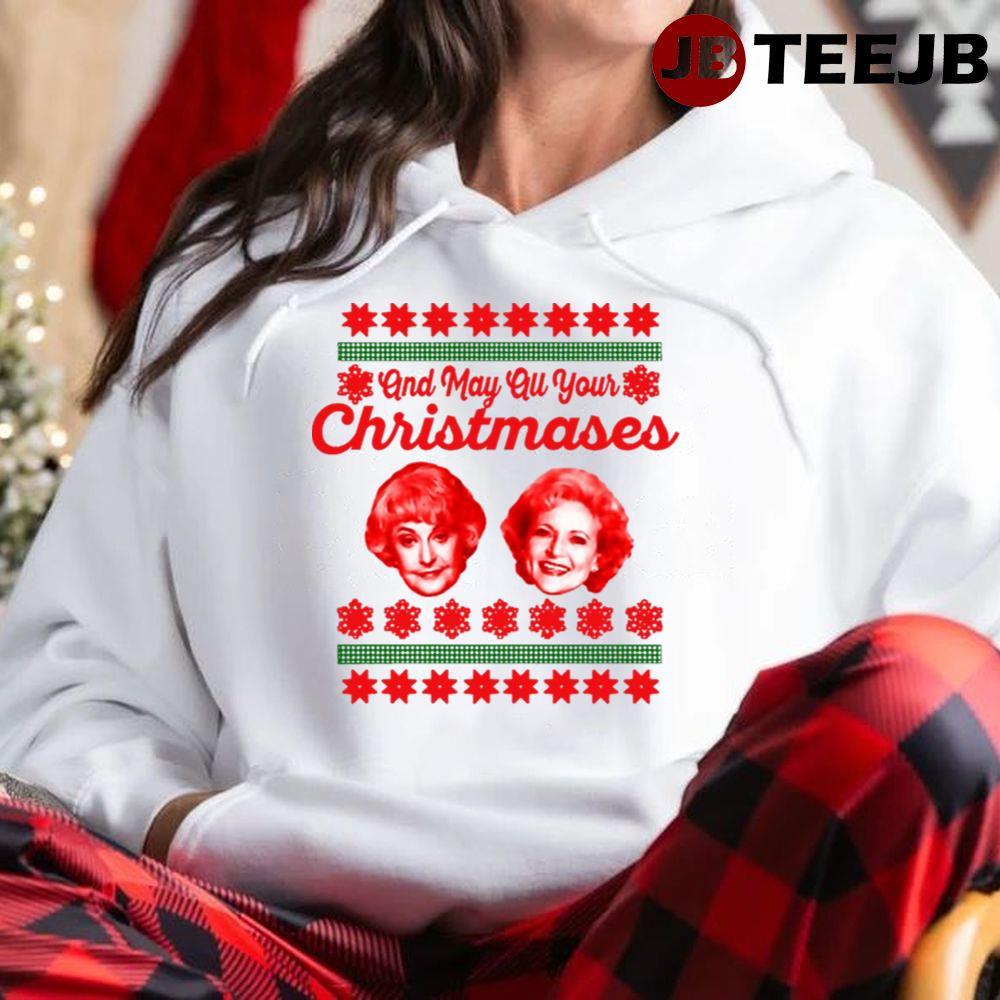 Red Girl White Christmas TeeJB Unisex Hoodie