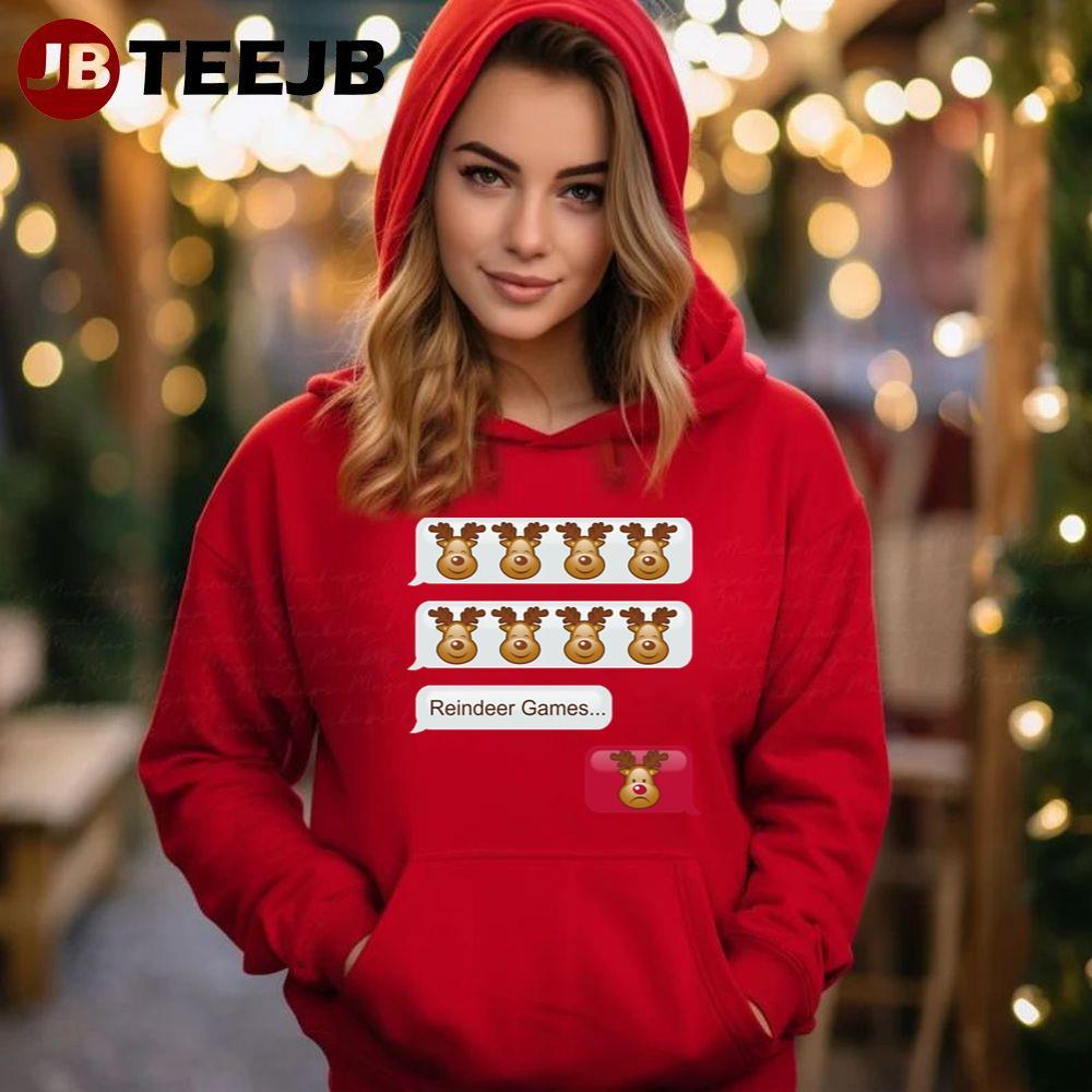 Reindeer Games Christmas TeeJB Unisex Hoodie