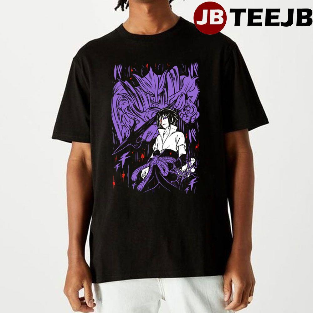 Retro Art Uchiha Sasuke Naruto TeeJB Unisex T-Shirt