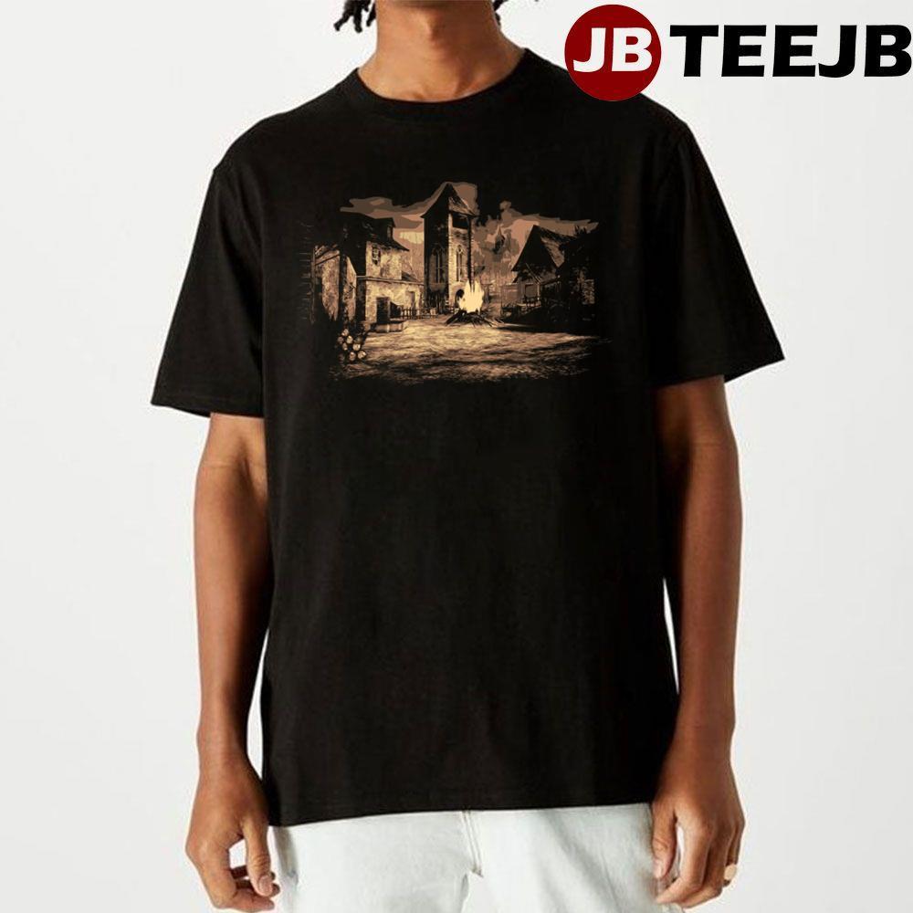 Retro Resident Evil Village TeeJB Unisex T-Shirt