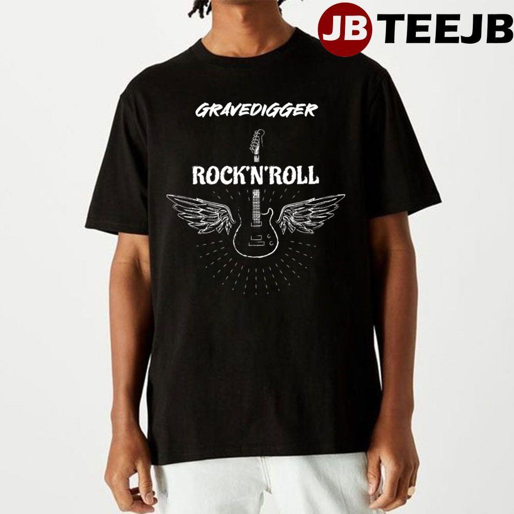 Rock Guitar Wings Grave Digger TeeJB Unisex T-Shirt