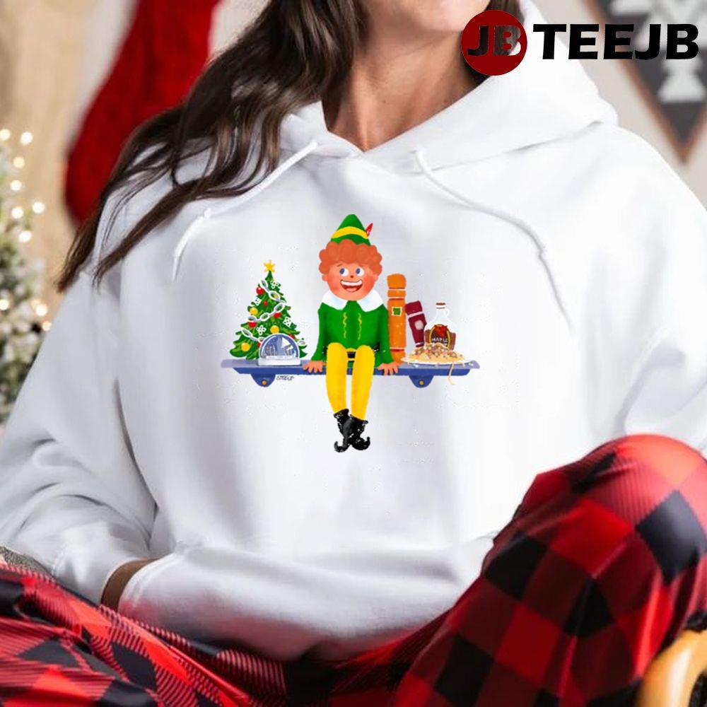 Shelves Are My Favorite Elf Christmas TeeJB Unisex Hoodie