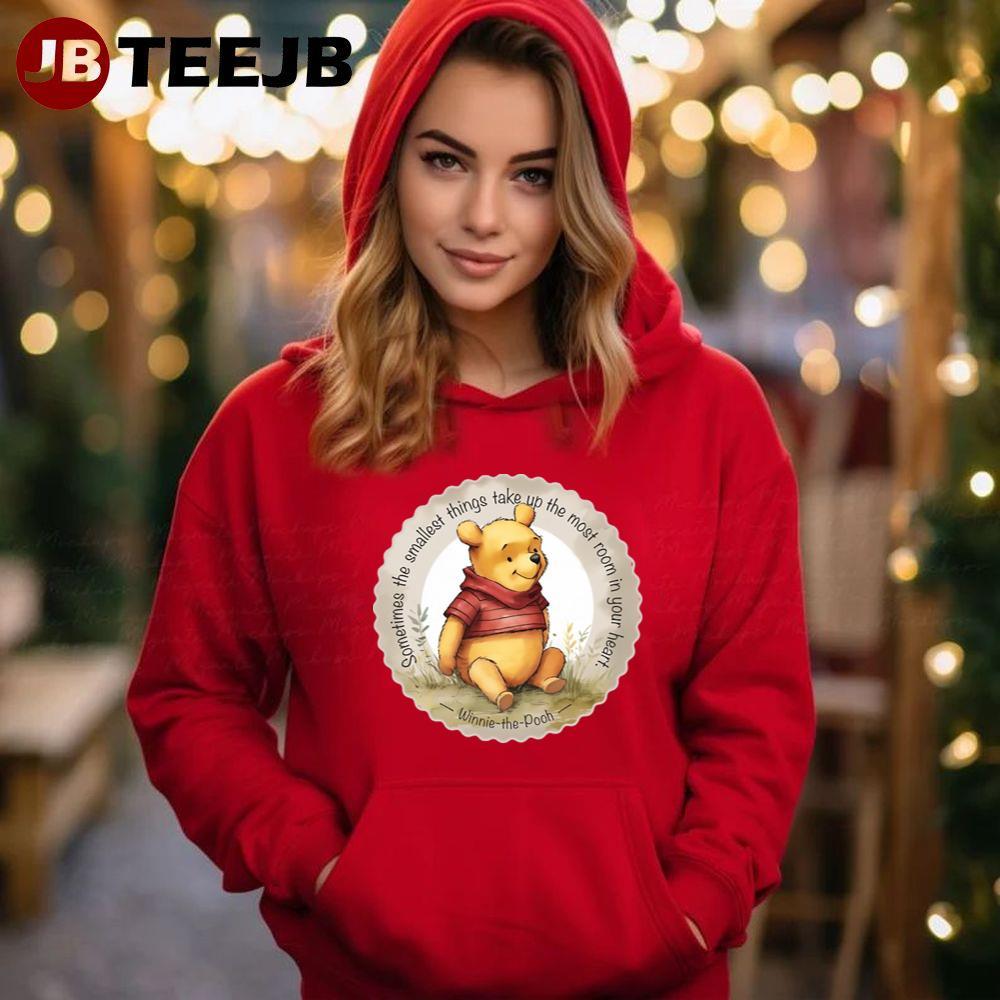 Small Things Winnie The Pooh A Very Merry Pooh Year TeeJB Unisex Hoodie