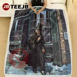 Snow Scrooge A Christmas Carol Blanket