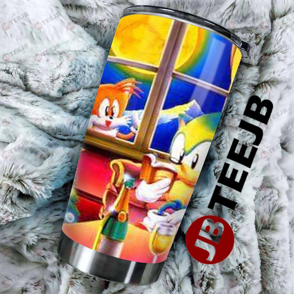 Sonic The Hedgehog Christmas 03 Tumbler