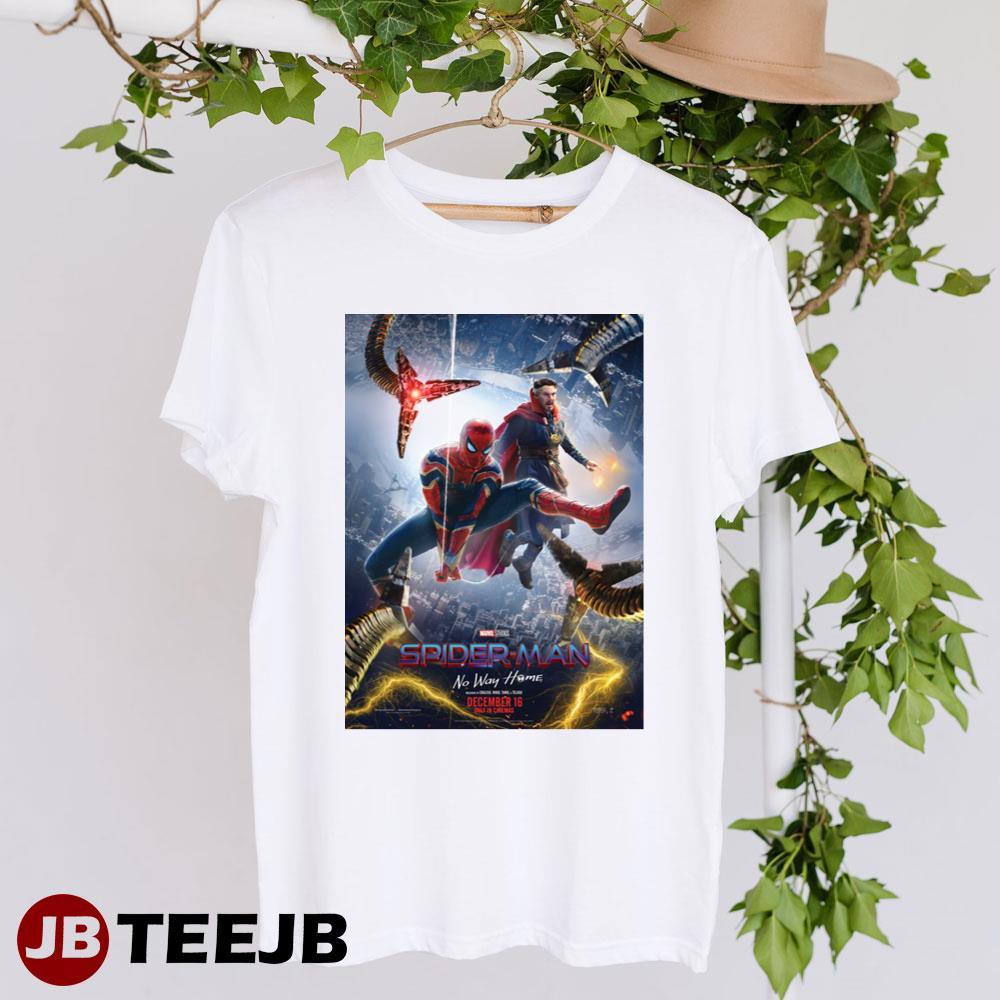 Spider-man No Way Home Tom Holland Benedict Cumberbatch Art Movie TeeJB Unisex T-Shirt