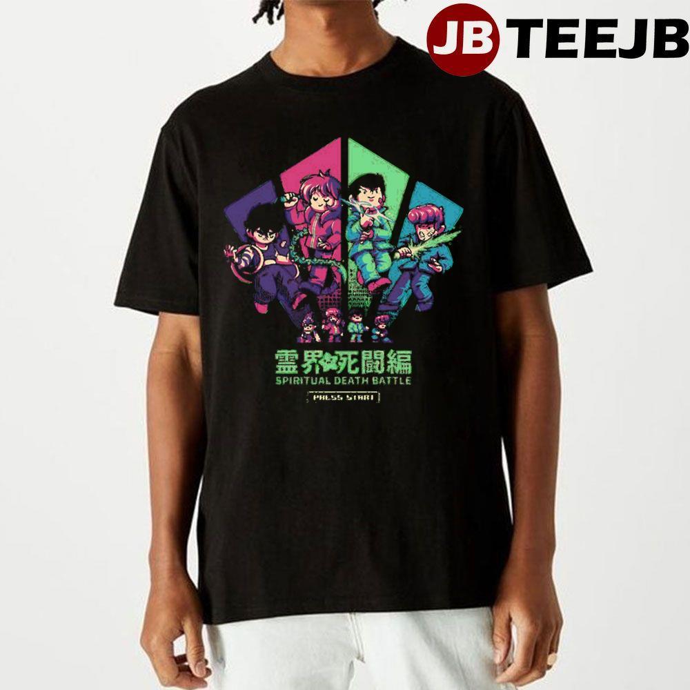 Spiritual Battle Yu Yu Hakusho Anime TeeJB Unisex T-Shirt