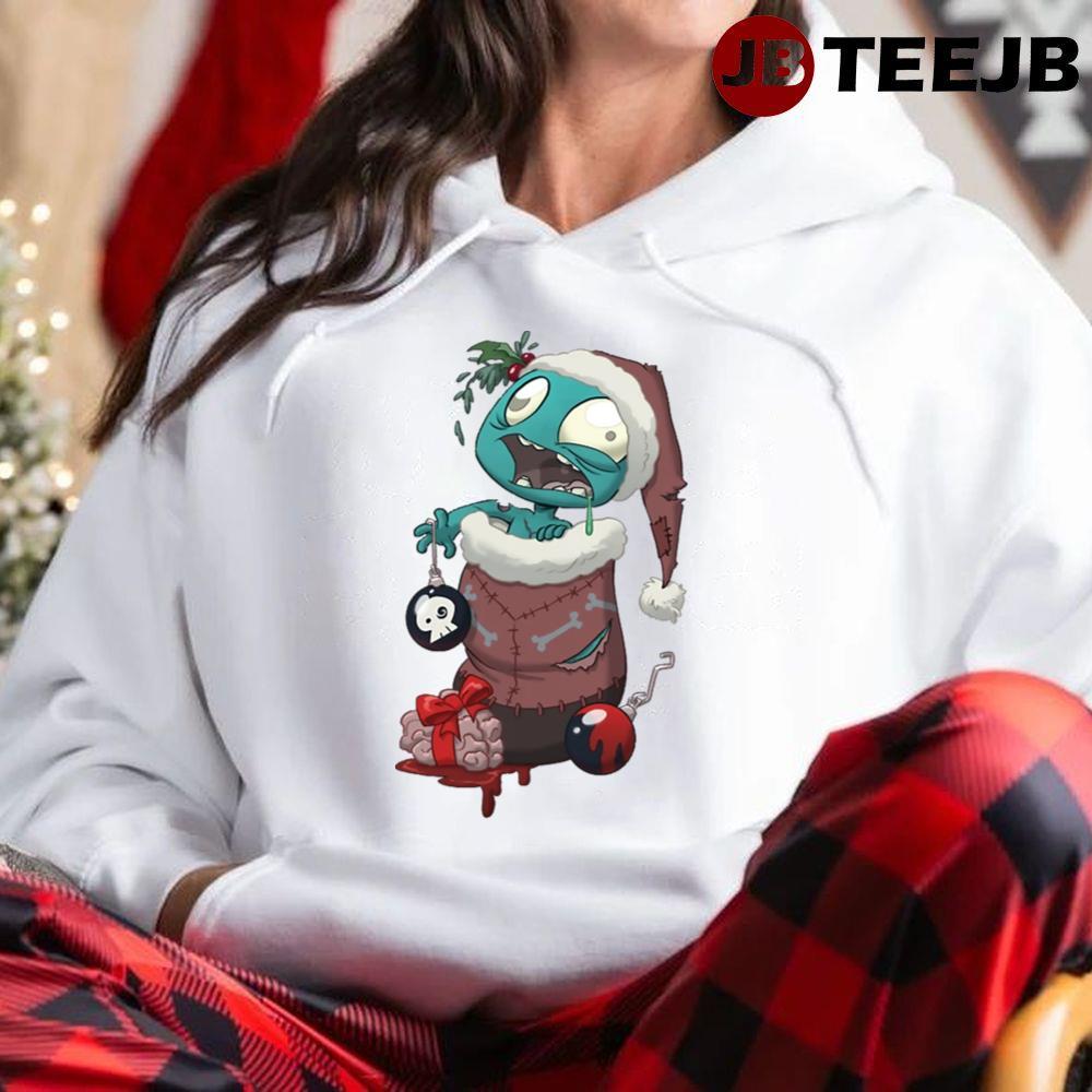 Stocking Stuffer Zombie Christmas TeeJB Unisex Hoodie