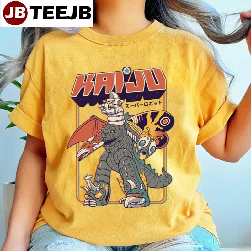 Super Kaiju Robot Anime Manga TeeJB Unisex T-Shirt