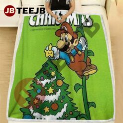 Super Mario Christmas 04 Blanket