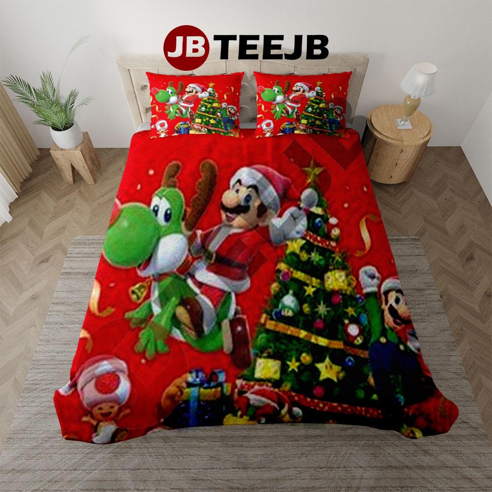 Super Mario Christmas 07 Bedding Set