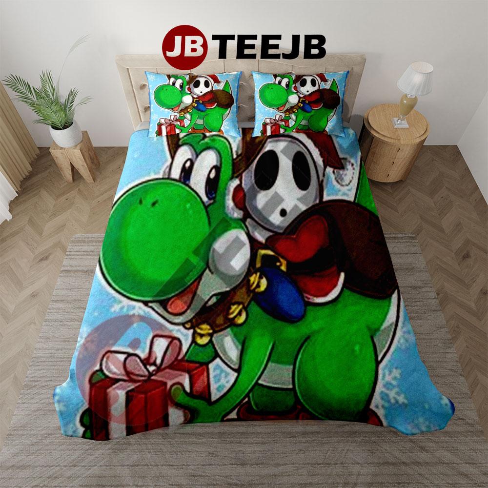Super Mario Christmas 19 Bedding Set
