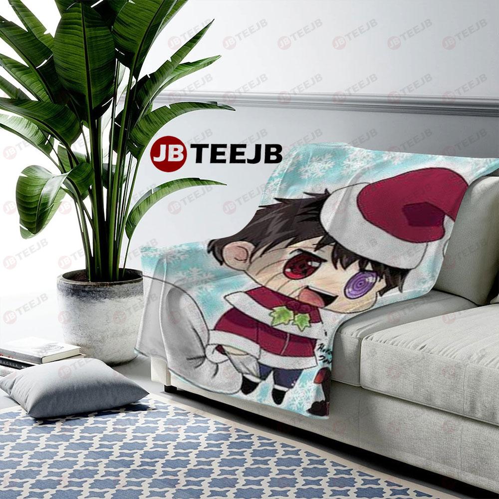 Sweet Naruto Manga Christmas 02 US Cozy Blanket