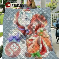 Sweet Pokémon Christmas 2 Quilt