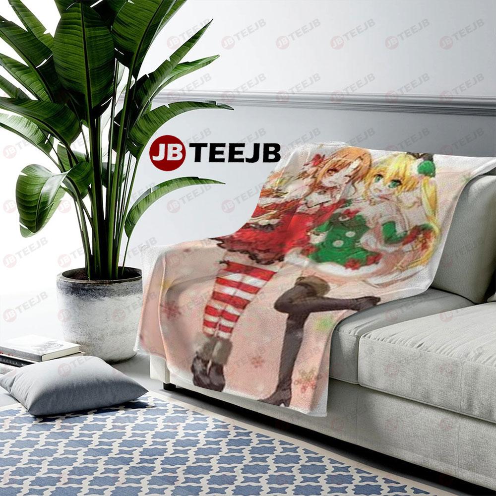 Sword Art Online Anime Sexy Big Boob Hentai Christmas 46 US Cozy Blanket