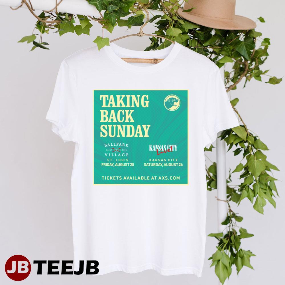 Taking Back Sunday Kansas City Live 2023 TeeJB Unisex T-Shirt