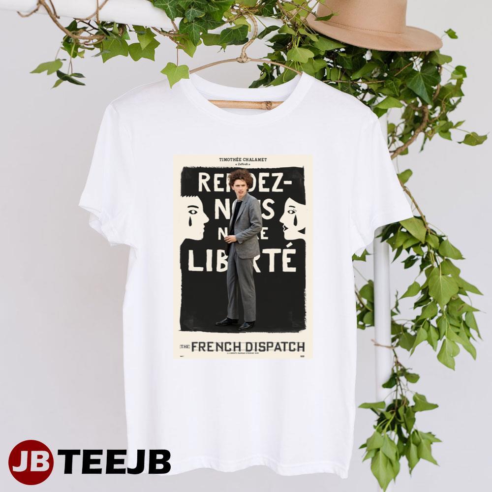 The French Dispatch Timothee Chalamet Zeffirelli Movie TeeJB Unisex T-Shirt