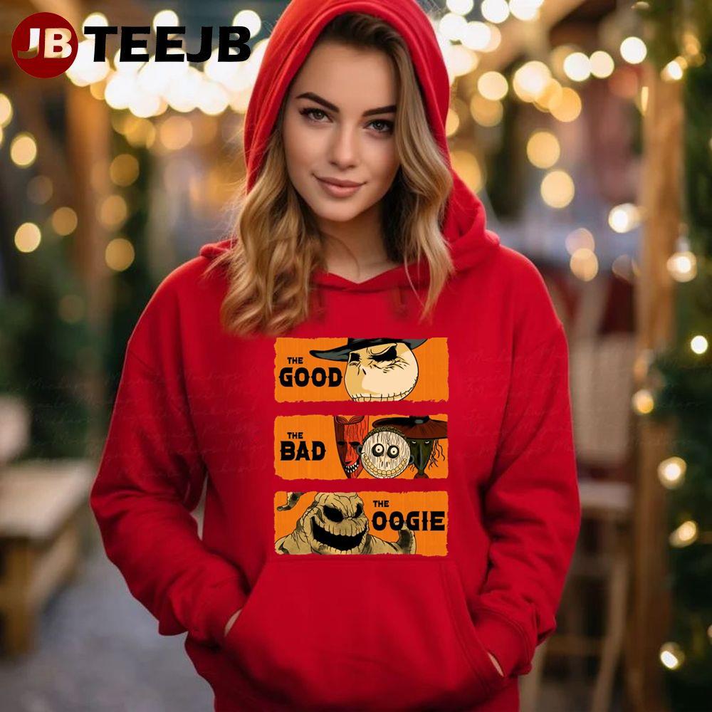 The Good The Bad And The Oogie The Nightmare Before Christmas TeeJB Unisex Hoodie