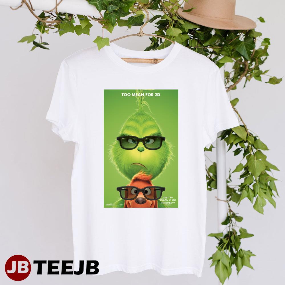 The Grinch 3d Benedict Cumberbatch Dr Seuss Movie TeeJB Unisex T-Shirt