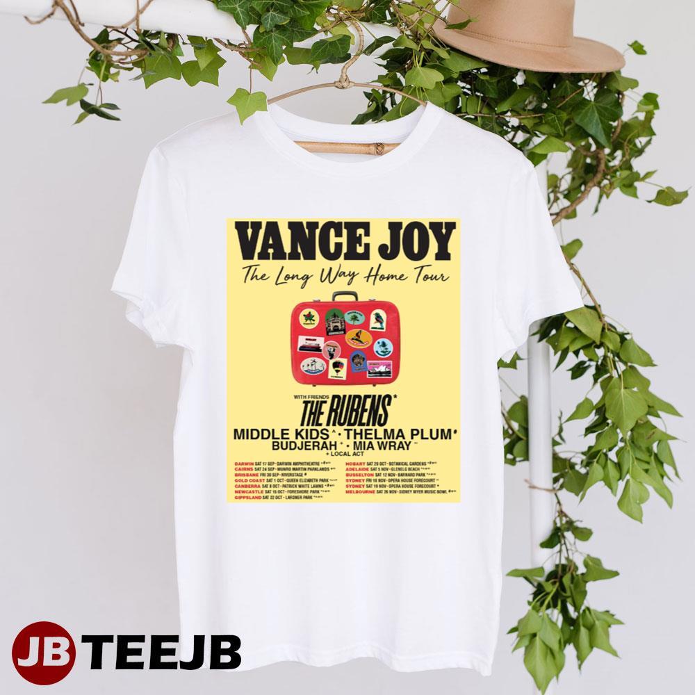 The Long Way Home Tour Vance Joy TeeJB Unisex T-Shirt