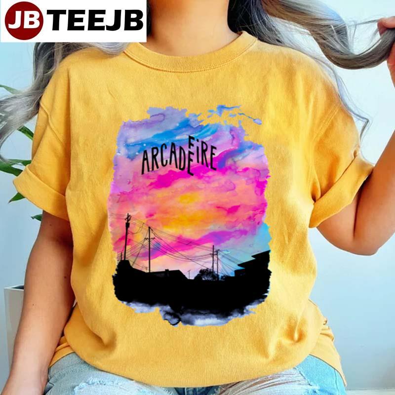 Tie Dye Arcade Fire TeeJB Unisex T-Shirt