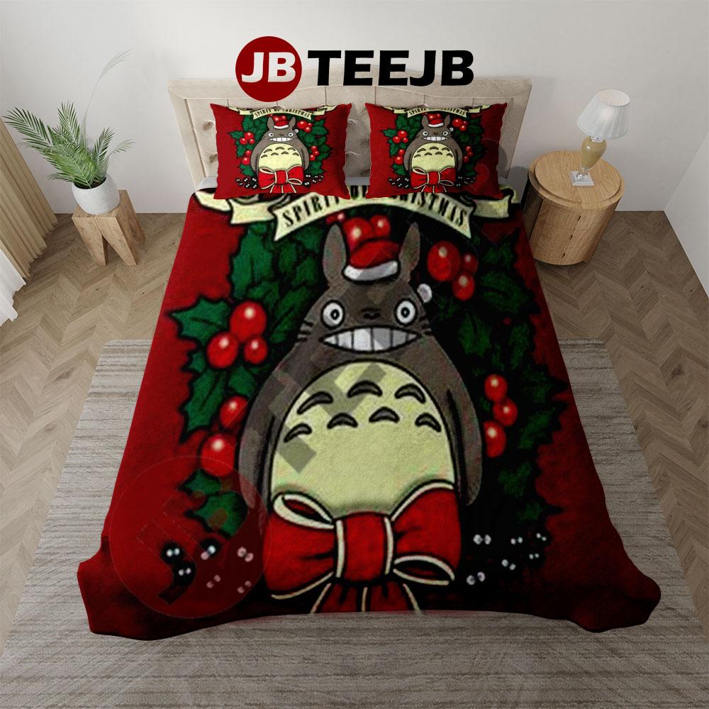 Totoro Ghibli Studio Christmas 02 Bedding Set