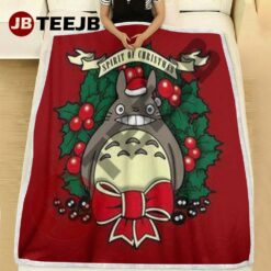 Totoro Ghibli Studio Christmas 02 Blanket