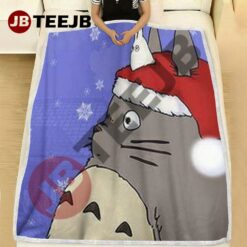 Totoro Ghibli Studio Christmas 18 Blanket