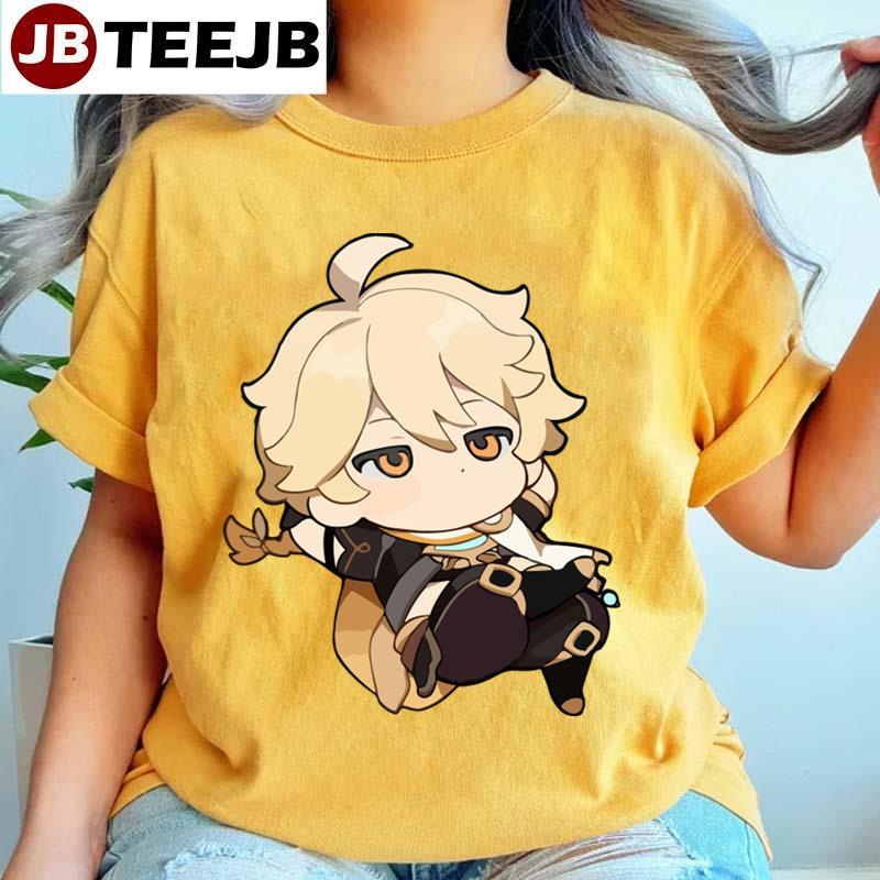 Traveller Relax Genshin Impact Anime Manga TeeJB Unisex T-Shirt