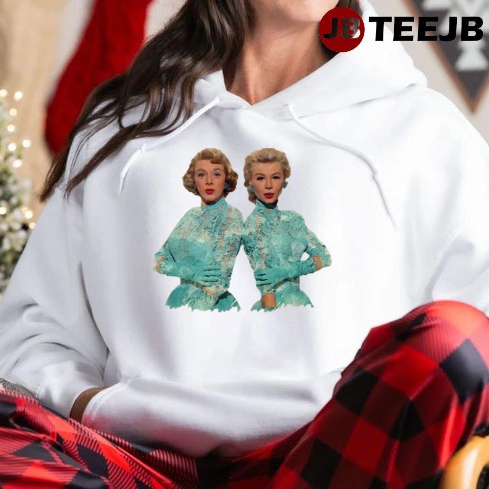 Two Different Faces White Christmas TeeJB Unisex Hoodie