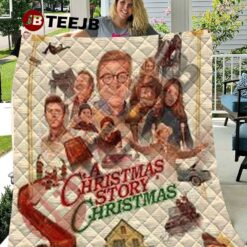 Vintage A Christmas Story Christmas Movie Quilt