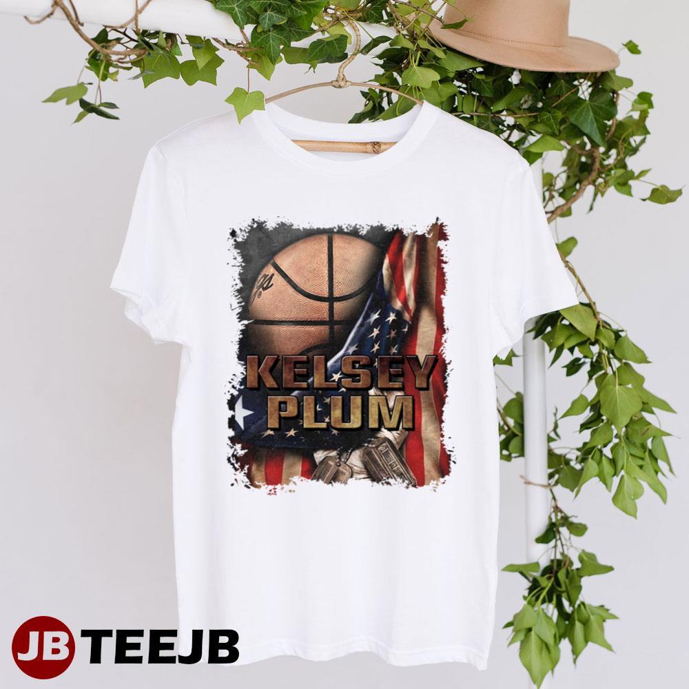 Vintage American Flag Kelsey Plum Basketball TeeJB Unisex T-Shirt