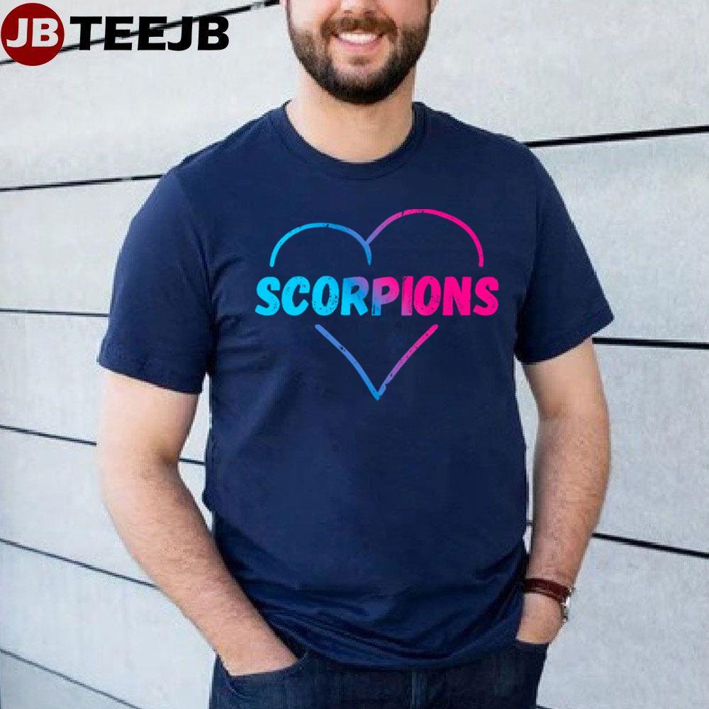 Vintage Heart Scorpions Love Scorpions Inside TeeJB Unisex T-Shirt Vintage Heart Scorpions Love Scorpions Inside TeeJB Unisex T-Shirt