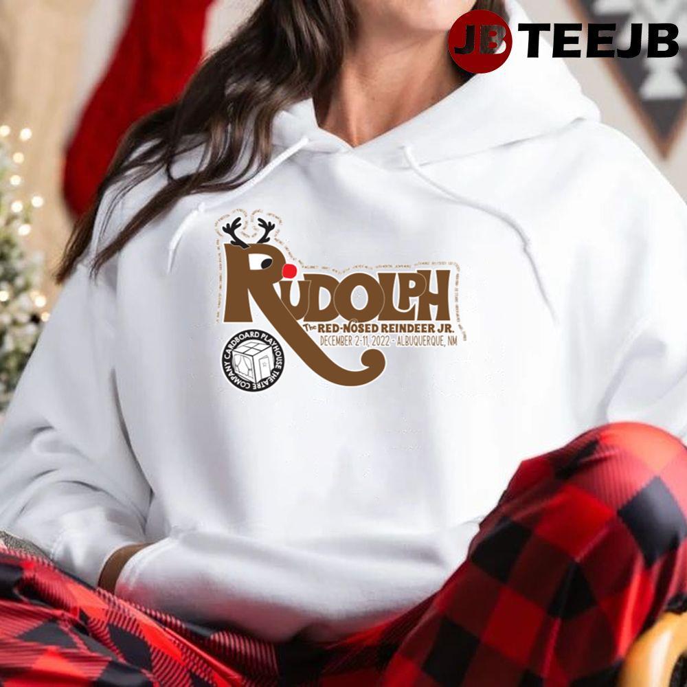 Vintage Logo Rudolph The Red Nosed Reindeer Christmas TeeJB Unisex Hoodie