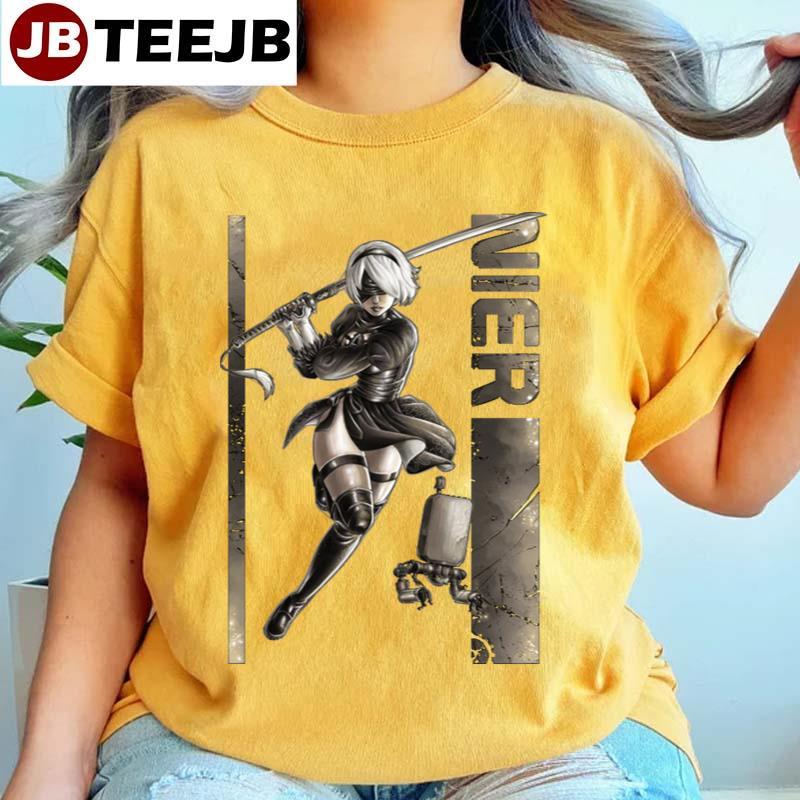 Vintage Nier Automata Anime Manga TeeJB Unisex T-Shirt