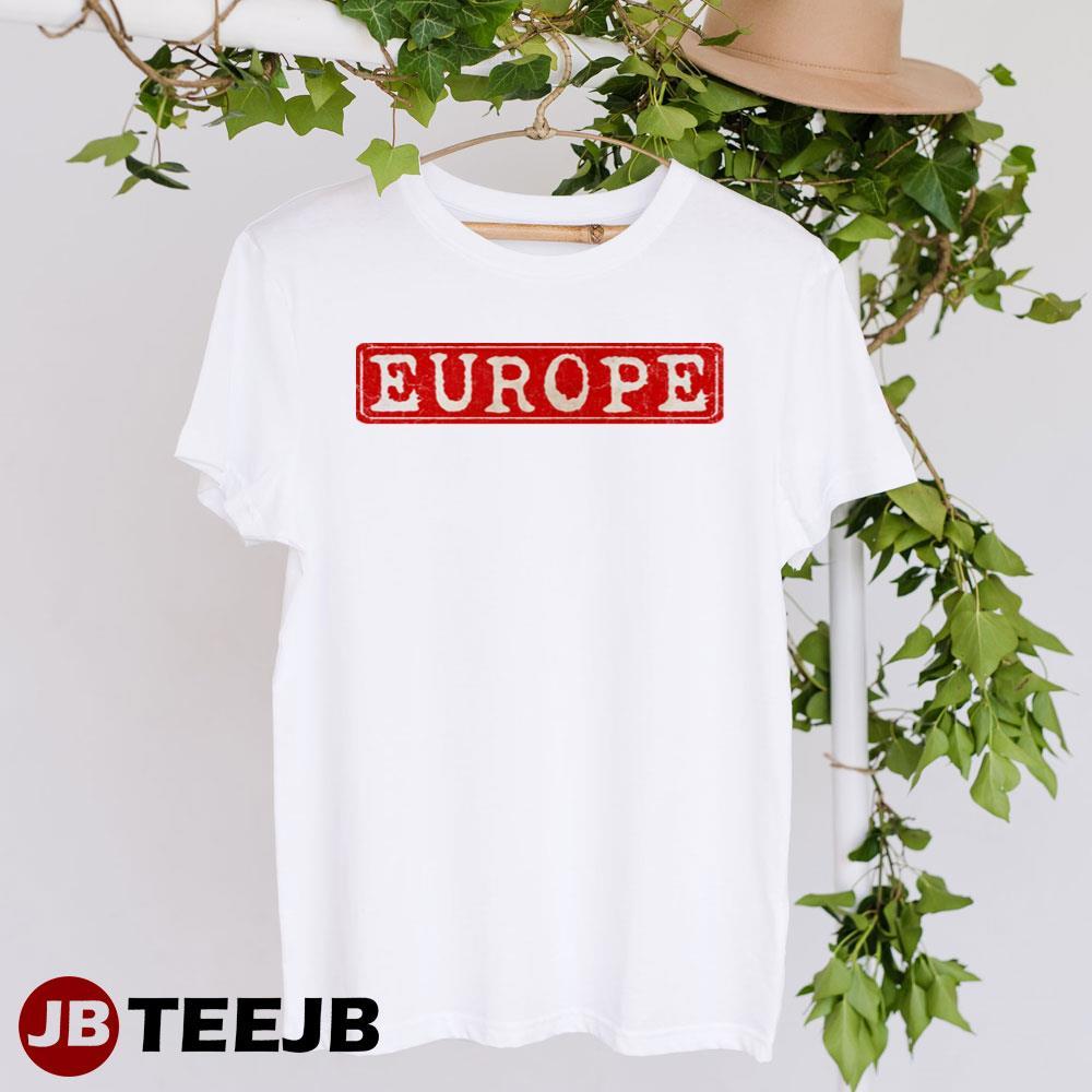 Vintage Retro Plate Europe TeeJB Unisex T-Shirt