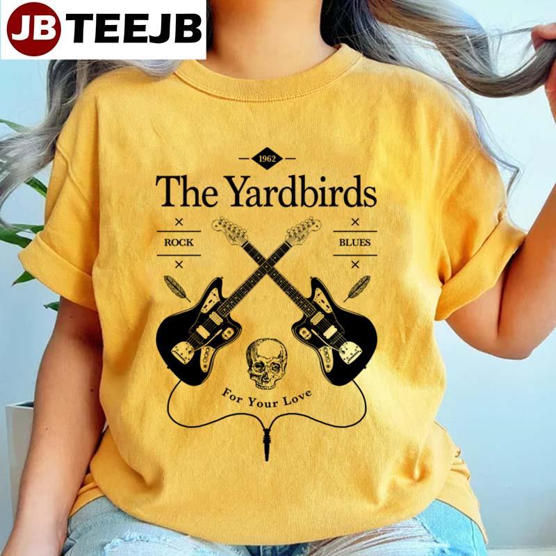 Vintage The Yardbirds Guitar TeeJB Unisex T-Shirt