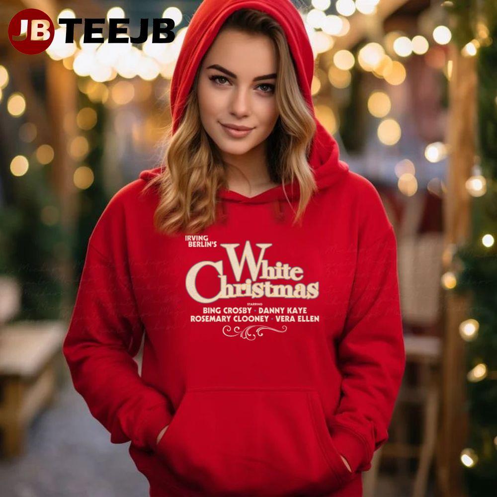 Vintage Title White Christmas TeeJB Unisex Hoodie