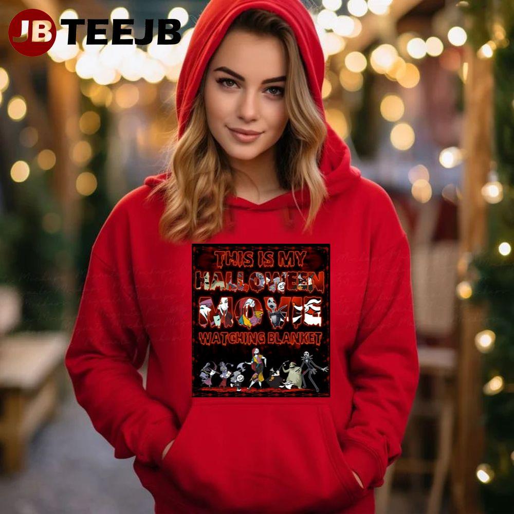 Watching Blanket The Nightmare Before Christmas TeeJB Unisex Hoodie