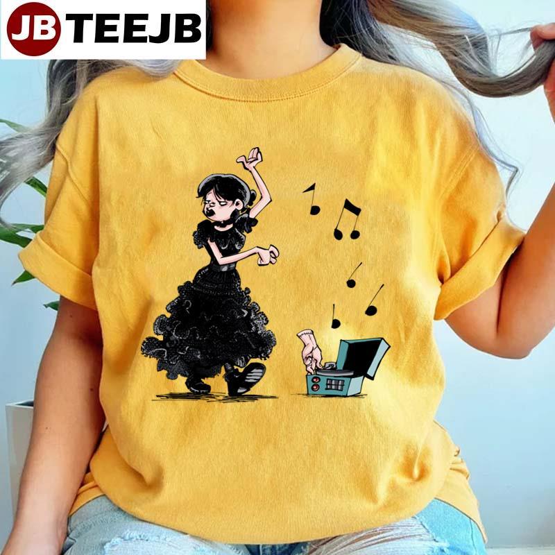 We Dance Wednesday Halloween TeeJB Unisex T-Shirt