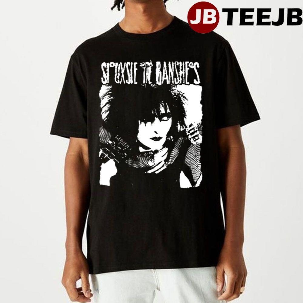 White Art Siouxsie And The Banshees Band TeeJB Unisex T-Shirt