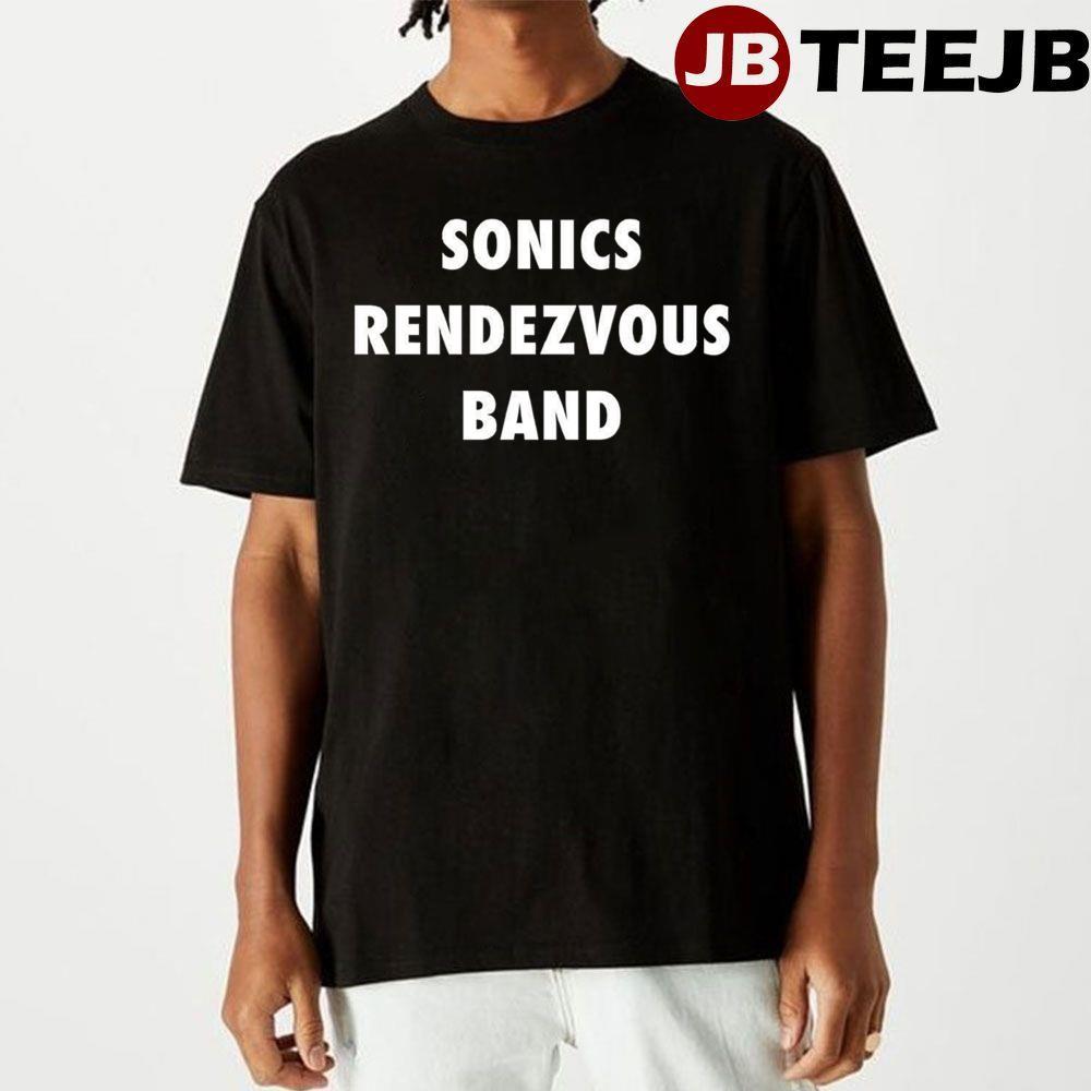 White Art Text Sonics Rendezvous Band TeeJB Unisex T-Shirt